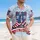 America 250th Birthday Patriotic Cowboy Boots Red White Blue Fireworks 1776 2026 Short-sleeve Hawaiian Shirt - 4