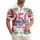 America 250th Anniversary: Red Knit 250, Navy America Script, Tropical Patriotic Design Short-sleeve Hawaiian Shirt - 1