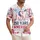 America 250th Anniversary USA Floral Letter Patriotic Ribbon Tropical Commemoration Short-sleeve Hawaiian Shirt - 1