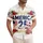 USA 250th Anniversary Distressed Flag AMERICA 250 Text Waving Heart 1776-2026 Hibiscus Short-sleeve Hawaiian Shirt - 1