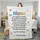 Personalized Nana and Kids Fleece Blanket Mother's Day Gift - 1