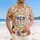 250 Years of Freedom Emblem - USA 250th Anniversary Patriotic Tropical 1776-2026 Independence Day Hawaiian Shirt - 4
