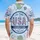 Patriotic Hibiscus USA Emblem 1776 - USA 250th Anniversary Independence Day Hawaiian Shirt - 5