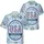 Patriotic Hibiscus USA Emblem 1776 - USA 250th Anniversary Independence Day Hawaiian Shirt - 3