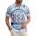 Patriotic Hibiscus USA Emblem 1776 - USA 250th Anniversary Independence Day Hawaiian Shirt - 1