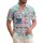 We The People Distressed Flag 1776 - USA 250th Anniversary Tropical Celebration Motif Hawaiian Shirt - 1