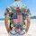 Distressed American Flag 250 Years We The People 1776 - USA 250th Anniversary Patriotic Hawaiian Shirt - 5