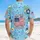 Distressed American Flag 1776-2026 Tropical - USA 250th Anniversary Independence Day Hawaiian Shirt - 5