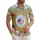 Distressed American Flag 250th Anniversary Emblem - USA 1776-2026 Tropical Patriotic Hawaiian Shirt - 1