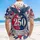 Bald Eagle 250 Emblem 1776-2026 - USA 250th Anniversary Independence Day Gift Hawaiian Shirt - 5