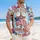 Flag-Draped Cross 'Under God' 1776-2026 - USA 250th Anniversary Patriotic Tropical Hawaiian Shirt - 4
