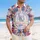 Statue of Liberty Emblem Patriotic Tropical - USA 250th Anniversary 1776-2026 Hawaiian Shirt - 4