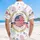 USA 250th Anniversary 1776 Flag Emblem - Tropical Patriotic Flowers We The People Hawaiian Shirt - 5