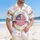 USA 250th Anniversary 1776 Flag Emblem - Tropical Patriotic Flowers We The People Hawaiian Shirt - 4
