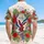 Bald Eagle American Flag 1776-2026 - USA 250th Anniversary Patriotic Independence Day Hawaiian Shirt - 5