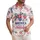 America 250 Years of Freedom Text - USA 250th Anniversary Patriotic Tropical Design Hawaiian Shirt - 1