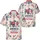America 250 Years of Freedom Text - USA 250th Anniversary Patriotic Tropical Design Hawaiian Shirt - 3