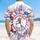 Frog Roller Skates 1776 Tropical Background - USA 250th Anniversary Liberty Day Gift Hawaiian Shirt - 5