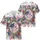 Stylized Fighter Jets American Flag Tropical - USA 250th Anniversary 1776-2026 Hawaiian Shirt - 3