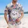 Patriotic Tropical Goose 1776 - USA 250th Anniversary Independence Day Celebration Hawaiian Shirt - 4