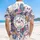 Patriotic Tropical Goose 1776 - USA 250th Anniversary Independence Day Celebration Hawaiian Shirt - 5