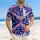 Patriotic Ribbons Statue of Liberty Cyclists - USA 250th Anniversary Independence Day Hawaiian Shirt - 4
