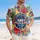Founding Fathers Fan Club Emblem 1776-2026 - USA 250th Anniversary Independence Day Hawaiian Shirt - 4