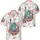 Friendly Cartoon Statue of Liberty Cake 250 - USA 250th Anniversary Patriotic Tropical 1776-2026 Hawaiian Shirt - 3