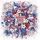 Patriotic Emblem Tropical Flowers Palm 1776 - USA 250th Anniversary Independence Day Hawaiian Shirt - 6