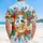 Cartoon Frog American Flag Tropical 1776-2026 - USA 250th Anniversary Independence Day Hawaiian Shirt - 5