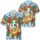 Cartoon Frog American Flag Tropical 1776-2026 - USA 250th Anniversary Independence Day Hawaiian Shirt - 3