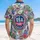 Patriotic Tropical USA Flag 1776 Seal - USA 250th Anniversary Freedom Legacy Hawaiian Shirt - 5