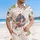 Funny Frog Colonial Soldier 1776 Banner - USA 250th Anniversary Celebration Hawaiian Shirt - 4