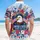 Bald Eagle American Flag 1776-2026 - USA 250th Anniversary Independence Day Patriotic Hawaiian Hawaiian Shirt - 5