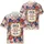 USA 250th Anniversary Emblem 1776-2026 - Patriotic Tropical 4th of July Flag Art Hawaiian Shirt - 3