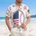 Vintage Baseball Flag Emblem 1776-2026 - USA 250 Years of Freedom Independence Day Hawaiian Shirt - 4