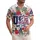 USA EST. 1776 Badge Hawaiian Floral - USA 250th Anniversary Independence Day Hawaiian Shirt - 1
