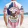 Bald Eagle American Flag 1776-2026 - USA 250th Anniversary Independence Day Gift for Dad Hawaiian Shirt - 5