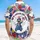 Cheerful Frog Scooter American Flag 1776 - USA 250th Anniversary Independence Day Celebration Hawaiian Shirt - 5