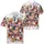 American Flag Torch 1776-2026 - USA 250th Anniversary Patriotic Tropical Hibiscus Hawaiian Shirt - 3