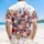 American Flag Torch 1776-2026 - USA 250th Anniversary Patriotic Tropical Hibiscus Hawaiian Shirt - 5