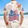 AMERICA Stacked Bow Patriotic Hawaiian - USA 250th Anniversary 1776-2026 Celebration Hawaiian Shirt - 5