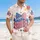 AMERICA Stacked Bow Patriotic Hawaiian - USA 250th Anniversary 1776-2026 Celebration Hawaiian Shirt - 4
