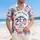 We The People 250 Emblem Patriotic Hawaiian Floral - USA 250th Anniversary Independence Day Hawaiian Shirt - 4
