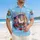 Bald Eagle American Flag 1776 Liberty Bell - USA 250th Anniversary Gift for Dad Hawaiian Shirt - 4
