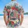 We The People 1776-2026 Distressed Flag Emblem - USA 250th Anniversary Patriotic Tropical Hawaiian Shirt - 5