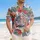 We The People 1776-2026 Distressed Flag Emblem - USA 250th Anniversary Patriotic Tropical Hawaiian Shirt - 4