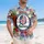 Bald Eagle American Flag Tropical 1776-2026 - USA 250th Anniversary Independence Day Hawaiian Shirt - 4