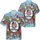 Bald Eagle American Flag Tropical 1776-2026 - USA 250th Anniversary Independence Day Hawaiian Shirt - 3