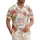 Distressed American Flag Emblem 1776-2026 Tropical - USA 250th Anniversary Independence Day Hawaiian Shirt - 1